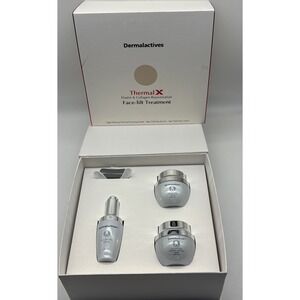 DERMALACTIVES Thermal X Face Lift Treatment Mask Serum Cream Kit NEW